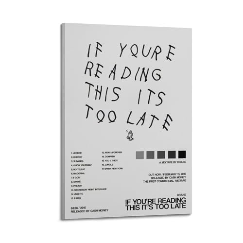 Szzmyo Drake 2015 Album-Poster, dekoratives Gemälde, modernes ästhetisches Leinwandposter, Schlafzimmer, Kunst, Wohnzimmer, Dekoration, Poster, 60 x 90 cm, Rahmenstil Szzmyo Drake 2015 Album-Poster, dekoratives Gemälde, modernes ästhetisches Leinwandposter, Schlafzimmer, Kunst, Wohnzimmer, Dekoration, Poster, 60 x 90 cm, Rahmenstil von szzmyo