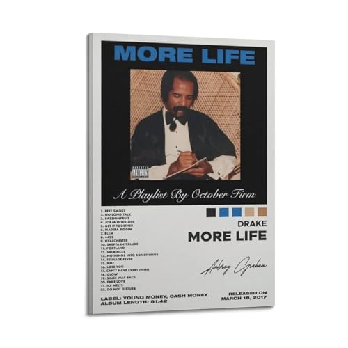 Szzmyo Drake Poster More Life Album Poster Dekorative Malerei Moderne Ästhetische Leinwand Poster Schlafzimmer Kunst Wohnzimmer Dekoration Poster 20 x 30 cm Rahmenstil Szzmyo Drake Poster More Life Album Poster Dekorative Malerei Moderne Ästhetische Leinwand Poster Schlafzimmer Kunst Wohnzimmer Dekoration Poster 20 x 30 cm Rahmenstil von szzmyo