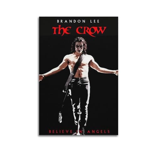 szzmyo Filmposter "The Crow", dekoratives Gemälde, moderne ästhetische Leinwand, Poster, Schlafzimmer-Kunst, Wohnzimmer, Dekoration, Poster, 60 x 90 cm, ungerahmter Stil szzmyo Filmposter "The Crow", dekoratives Gemälde, moderne ästhetische Leinwand, Poster, Schlafzimmer-Kunst, Wohnzimmer, Dekoration, Poster, 60 x 90 cm, ungerahmter Stil von szzmyo