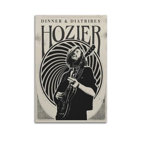 szzmyo Hozier Poster, dekoratives Gemälde, moderne ästhetische Leinwand, Wandmontage, Schlafzimmer, Kunst, Wohnzimmer, Dekoration, 40 x 60 cm, ungerahmter Stil szzmyo Hozier Poster, dekoratives Gemälde, moderne ästhetische Leinwand, Wandmontage, Schlafzimmer, Kunst, Wohnzimmer, Dekoration, 40 x 60 cm, ungerahmter Stil von szzmyo