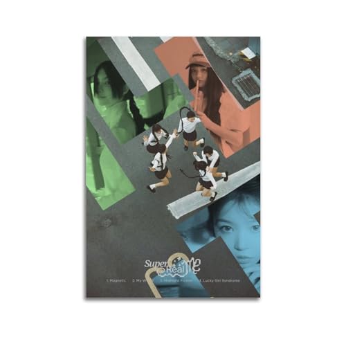 szzmyo ILLIT Poster, Motiv: Super Real Me EP Poster, dekoratives Gemälde, moderne ästhetische Leinwand, Poster, Schlafzimmer, Kunst, Wohnzimmer, Dekoration, Poster, 30 x 45 cm, ungerahmter Stil szzmyo ILLIT Poster, Motiv: Super Real Me EP Poster, dekoratives Gemälde, moderne ästhetische Leinwand, Poster, Schlafzimmer, Kunst, Wohnzimmer, Dekoration, Poster, 30 x 45 cm, ungerahmter Stil von szzmyo