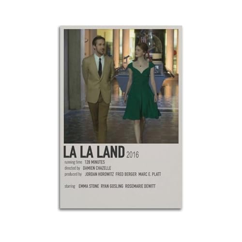 szzmyo La La Land Filmposter, dekoratives Gemälde, moderne ästhetische Leinwand, Poster, Schlafzimmer-Kunst, Wohnzimmer, Dekoration, Poster, 60 x 90 cm, ungerahmter Stil szzmyo La La Land Filmposter, dekoratives Gemälde, moderne ästhetische Leinwand, Poster, Schlafzimmer-Kunst, Wohnzimmer, Dekoration, Poster, 60 x 90 cm, ungerahmter Stil von szzmyo