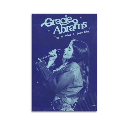 Szzmyo Gracie Abrams Poster, modern, ästhetisch, Leinwand, Kunst, Schlafzimmer, Wohnzimmer, Badezimmer, Klassenzimmer, Büro, rahmenloser Stil, 30 x 45 cm Szzmyo Gracie Abrams Poster, modern, ästhetisch, Leinwand, Kunst, Schlafzimmer, Wohnzimmer, Badezimmer, Klassenzimmer, Büro, rahmenloser Stil, 30 x 45 cm von szzmyo