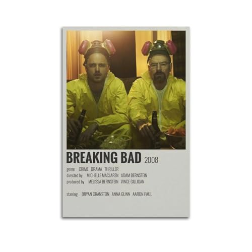 szzmyo Poster der TV-Serie Breaking Bad, dekoratives Gemälde, modernes ästhetisches Leinwandposter, Schlafzimmer, Kunst, Wohnzimmer, Dekoration, Poster, 30 x 45 cm, ungerahmter Stil szzmyo Poster der TV-Serie Breaking Bad, dekoratives Gemälde, modernes ästhetisches Leinwandposter, Schlafzimmer, Kunst, Wohnzimmer, Dekoration, Poster, 30 x 45 cm, ungerahmter Stil von szzmyo