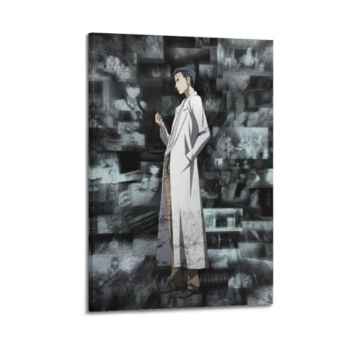 szzmyo Steins Gate Poster, dekoratives Gemälde, moderne ästhetische Leinwand, Poster, Schlafzimmer-Kunst, Wohnzimmer, Dekoration, Poster, 20 x 30 cm, Rahmenstil szzmyo Steins Gate Poster, dekoratives Gemälde, moderne ästhetische Leinwand, Poster, Schlafzimmer-Kunst, Wohnzimmer, Dekoration, Poster, 20 x 30 cm, Rahmenstil von szzmyo