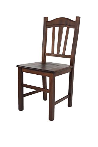 t m c s Tommychairs - Stuhl Silvana für Küche und Esszimmer, Robuste Struktur aus Buchenholz, in der Farbe Dunkles Nussbraun lackiert und Sitzfläche aus Holz t m c s Tommychairs - Stuhl Silvana für Küche und Esszimmer, Robuste Struktur aus Buchenholz, in der Farbe Dunkles Nussbraun lackiert und Sitzfläche aus Holz von t m c s