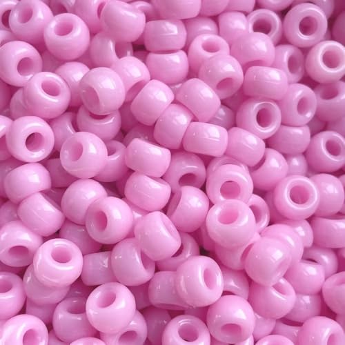 taffbeads Acryl-Ponyperlen, 9 x 6 mm, fein, poliert, blickdicht, für Schmuckherstellung und Bastelarbeiten, Rosa, 500 Stück taffbeads Acryl-Ponyperlen, 9 x 6 mm, fein, poliert, blickdicht, für Schmuckherstellung und Bastelarbeiten, Rosa, 500 Stück von taffbeads