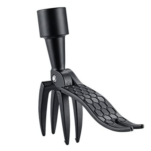 tairong Stand Up Weeder Root Removal Tool, Portable Weed Puller Labor Saving Weed Picker Weeder Tool with Screw Hold Garden Weeding Root Puller Hand Tool, Aluminum and Anti-Skid von tairong