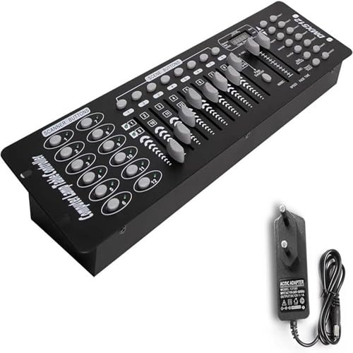 Dmx Controller, 192CH Dmx Lighting Controller, 240 Scenes Stage Light Control Panel Front light Par lights for Editing Program Of Stage Lighting Dmx Controller, 192CH Dmx Lighting Controller, 240 Scenes Stage Light Control Panel Front light Par lights for Editing Program Of Stage Lighting von taitus