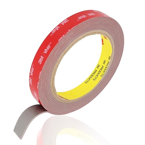 3M Doppelseitiges Klebeband Extra Stark,3m x 1.5mm VHB Montageband Wasserdichtes Klebeband Hitzebeständig Schwarz Schaumstoffband,Wasserdichtes Multifunktionales Montageklebeband klebestreifen von talifoca