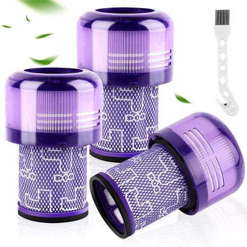 Filters für Dyson V12, 3 Stück für Dyson Filter V12 Staubsauger, V12 Filter Ersatzfilter für Dyson V12 Detect Slim Absolute Extra Staubsauger Ersetzen Sie # 971517-01 von talifoca