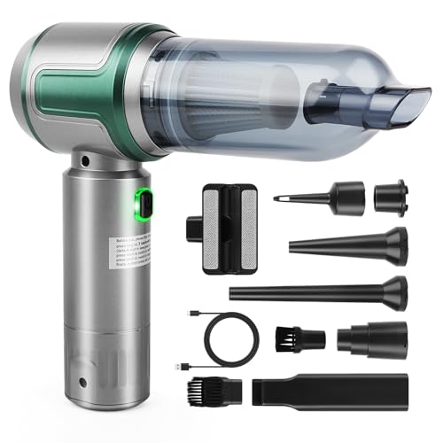 talifoca Handstaubsauger,16KPA Handstaubsauger Akku,3-Gang 100000 U/min Auto Staubsauger Stark mit Bürstenloser Motor,Wiederaufladbarer Handsauger für Büro Genutzt,Auto,Haus, Küche,Tierhaare talifoca Handstaubsauger,16KPA Handstaubsauger Akku,3-Gang 100000 U/min Auto Staubsauger Stark mit Bürstenloser Motor,Wiederaufladbarer Handsauger für Büro Genutzt,Auto,Haus, Küche,Tierhaare von talifoca
