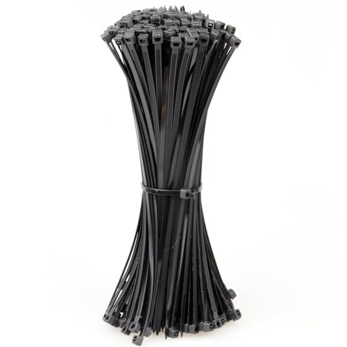 100 Stück Kabelbinder Schwarz, Kabelbinder UV Beständig 200 mm x 3,6 mm Selbstsichernde Premium Nylon Kabelbinder für Kabelmanagement, Gartenarbeit, Haus und Büro 100 Stück Kabelbinder Schwarz, Kabelbinder UV Beständig 200 mm x 3,6 mm Selbstsichernde Premium Nylon Kabelbinder für Kabelmanagement, Gartenarbeit, Haus und Büro von tallkeey