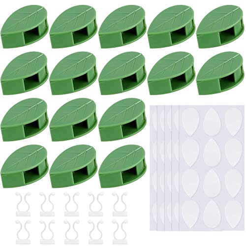60 Stück Pflanzenhalter Wand, Pflanzenclips Wand Pflanzenwand Kletterpflanzen Halterung, 50 Stück Wand Kletterpflanzen Befestigung und 10 Weiß Unsichtbare Wand Clip für Gardening Plant Reben Gemüse 60 Stück Pflanzenhalter Wand, Pflanzenclips Wand Pflanzenwand Kletterpflanzen Halterung, 50 Stück Wand Kletterpflanzen Befestigung und 10 Weiß Unsichtbare Wand Clip für Gardening Plant Reben Gemüse von tallkeey