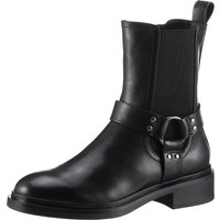 Tamaris Bikerboots, Blockabsatz, Chelseaboots, Stiefelette mit Zierriegel und NIeten Tamaris Bikerboots, Blockabsatz, Chelseaboots, Stiefelette mit Zierriegel und NIeten von tamaris