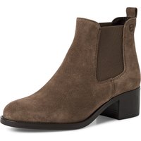Tamaris Chelseaboots, Blockabsatz, Stiefelette, Businessschuh in schmaler Form Tamaris Chelseaboots, Blockabsatz, Stiefelette, Businessschuh in schmaler Form von tamaris