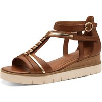 Tamaris Keilsandalette, Riemchensandale, Sommerschuh mit Flechtriemchen von tamaris