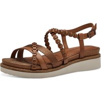 Tamaris Keilsandalette, Riemchensandale, Sommerschuh mit verstellbarer Schnalle von tamaris