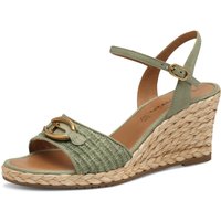 Tamaris Keilsandalette, Sommerschuh, Riemchensandale mit T-Schmuckelement Tamaris Keilsandalette, Sommerschuh, Riemchensandale mit T-Schmuckelement von tamaris
