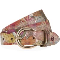 Tamaris Ledergürtel Florales Muster im Metallic-Design oder Animal-Look, 3 cm breit Tamaris Ledergürtel Florales Muster im Metallic-Design oder Animal-Look, 3 cm breit von tamaris