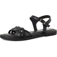 Tamaris Riemchensandale, Sandalette, Sommerschuh mit Riemchen in Flechtoptik Tamaris Riemchensandale, Sandalette, Sommerschuh mit Riemchen in Flechtoptik von tamaris