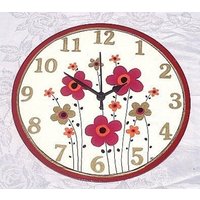 Runde Handbemalte Wanduhr von tammnoony