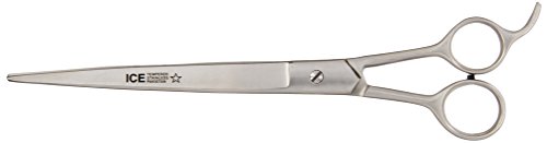 Tamsco Friseurschere mit Ablage, 26,7 cm, Edelstahl, Eisgehärtet, abgeschrägte Kanten, gerade von tamsco
