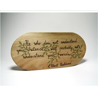 Hubbard Zitat - Wer Nicht Verstehen Ihre Stille, Wird Wahrscheinlich Verstehen, Worte Rustikale Ornament Von Tanja Sova Hubbard Zitat - Wer Nicht Verstehen Ihre Stille, Wird Wahrscheinlich Verstehen, Worte Rustikale Ornament Von Tanja Sova von tanjasova