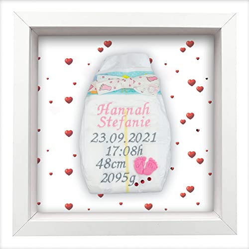 Tanjo bestickte Windel im Rahmen weiß, Mädchen, individuell personalisierbar I Paten Windel, bestickte Windel Paten, Baby Bilderrahmen Daten, Windeln bestickt mit Rahmen, Geschenke zur Geburt Tanjo bestickte Windel im Rahmen weiß, Mädchen, individuell personalisierbar I Paten Windel, bestickte Windel Paten, Baby Bilderrahmen Daten, Windeln bestickt mit Rahmen, Geschenke zur Geburt von Tanjo