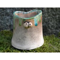 Keramik Herz Vase Mit Augen von tannwicht
