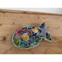 Keramik Insektentränke "Ein Fisch Am Meer" von tannwicht