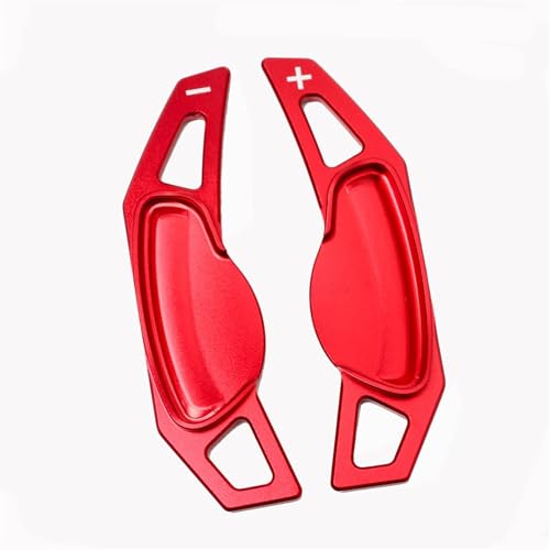 Auto-Schaltwippen Lenkradpaddel für Smart Fortwo 451 Forfour 453 2009-2017 Auto-Lenkrad-Schaltwippen Auto-Innenausstattung Schaltwippen,C/Red von taoWtao