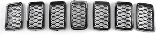 taoWtao Auto Frontstoßstange Grill Für Jeep Grand Cherokee 2017-2022 Kühlergrill Für Front Fronteinlassgitter Kühlergrill Frontgrill von taoWtao