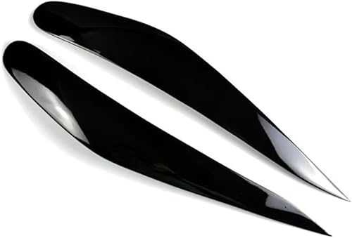 taoWtao Auto Scheinwerfer Augenbraue für BMW 7 Series F01 F02 2009-2014 Autoscheinwerfer Wimpern Augenbrauen Aufkleber Trim Auto Augenbrauen von taoWtao