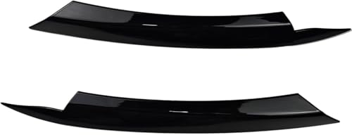 taoWtao Auto Scheinwerfer Augenbraue für VW Passat B7 Seadn Variant Alltrack 2010-2014 Autoscheinwerfer Wimpern Augenbrauen Aufkleber Trim Auto Augenbrauen,B/Gloss Black. von taoWtao