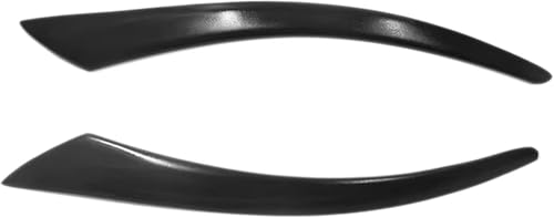 taoWtao Auto Scheinwerfer Augenbraue für Volvo S40 V50 2004-2012 Autoscheinwerfer Wimpern Augenbrauen Aufkleber Trim Auto Augenbrauen von taoWtao
