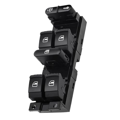 taoWtao Fensterheber Schalter Für VW Bora Jetta Golf MK4 Passat B5 Elektrische Master Fenster Control Und Control Switch Power Taste,D/Black 4 von taoWtao