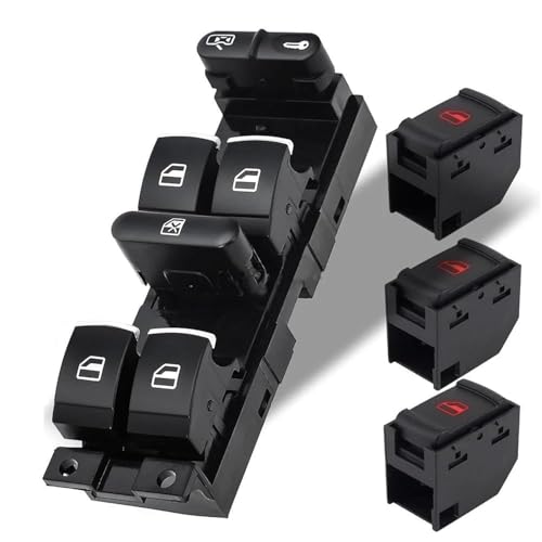 taoWtao Fensterheber Schalter Für VW Bora Jetta Golf MK4 Passat B5 Elektrische Master Fenster Control Und Control Switch Power Taste,E/Black 5 taoWtao Fensterheber Schalter Für VW Bora Jetta Golf MK4 Passat B5 Elektrische Master Fenster Control Und Control Switch Power Taste,E/Black 5 von taoWtao