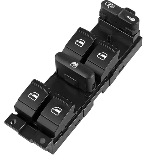 taoWtao Fensterheber Schalter Für VW Passat B5 Golf 4 Jetta MK4 Elektrische Master Fenster Control Und Control Switch Power Taste,B/Black 2. von taoWtao