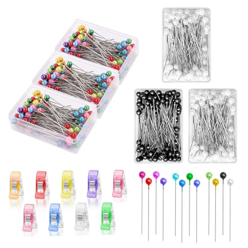 Nähen Zubehöre,600 Stück 38mm Stecknadeln mit Kopf Edelstahl Stecknadeln 9 Stück Nähklammern Kunststoff Mehrfarbig Nähen Zubehöre für Nähen und Handwerk Nähprojekte Nähmaschinenhelfer Kurzwaren Nähen Zubehöre,600 Stück 38mm Stecknadeln mit Kopf Edelstahl Stecknadeln 9 Stück Nähklammern Kunststoff Mehrfarbig Nähen Zubehöre für Nähen und Handwerk Nähprojekte Nähmaschinenhelfer Kurzwaren von taobosec