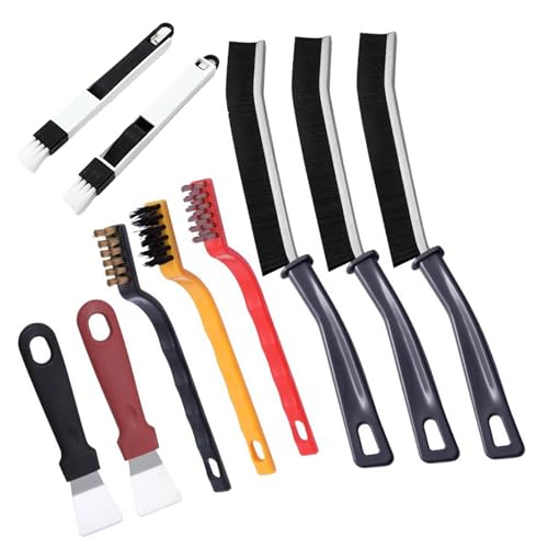 ReinigungsbüRsten, 10 StüCk Pureclean BüRste-Set Easy Clean Multifunktions BüRste Reinigung Home Gadgets KüChe ZubehöR BüRste Spatel KüChe Geeignet Keyboard Cleaning FüR Bathroom KüChe Farbig von taobosec