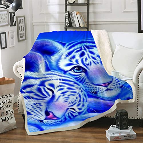 Fleecedecke Coole Wolfsdecke für Couch Bieten weiche und Bequeme Decken für Erwachsene und Kinder (180x220cm) 3D-Druckdecke von taotaozi
