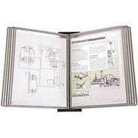 tarifold Wand-Sichttafelsystem 414350 DIN A4 grau mit 10 St. Sichttafeln von Tarifold