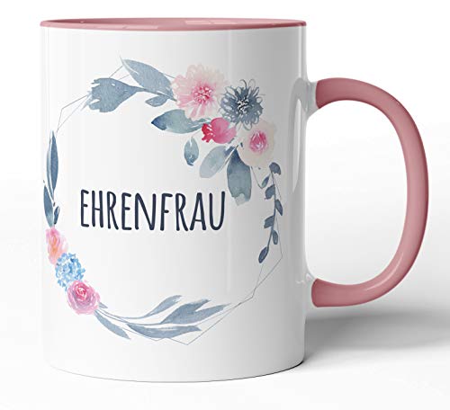 Kaffee-Tasse Schimpfwörter Beleidigung Ironie Geschenk-Tasse Geburtstag lustige Büro-Tasse - Spülmaschinenfest - beidseitig Bedruckt (Tasse, Ehrenfrau) von tassenprinter