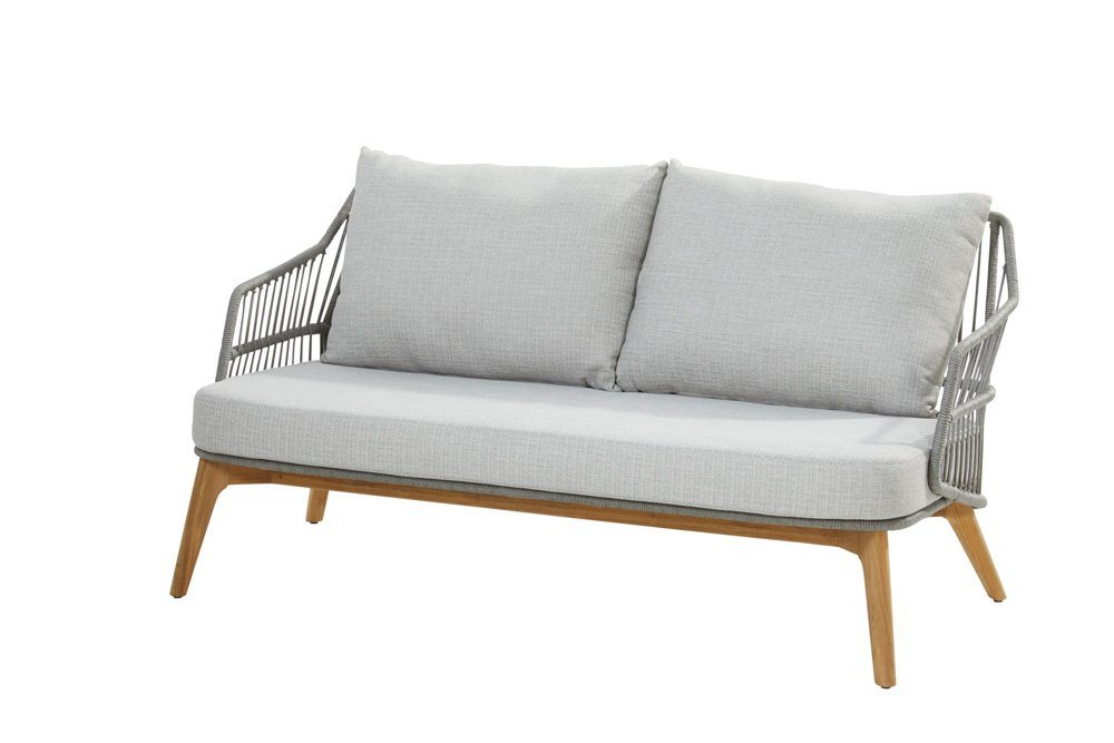 taste by 4 seasons Gartenlounge-Bank 4Seasons Sempre 2,5 Loungesofa Silver grey inkl. 4 Kissen (1) von taste by 4 seasons