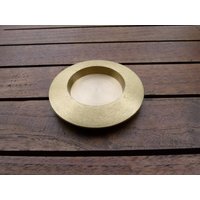 Kerzenständer Gold Matt Kerzen 26, 5 X 5 cm von taufkerzenwaltrop