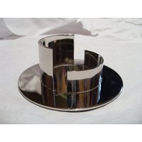 Kerzenständer Silber Oder Gold Poliert Kerzen 26 X 5 cm von taufkerzenwaltrop
