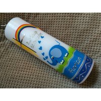 Taufkerze - Elefant Mädchen Kerze Taufe Handarbeit Keine Folie Inkl. Wachsbeschriftung Taufkerze - Elefant Mädchen Kerze Taufe Handarbeit Keine Folie Inkl. Wachsbeschriftung von taufkerzenwaltrop