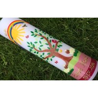 Taufkerze Lebensbaum Baum Schaf Schäfchen Mädchen - Junge Kerze -Taufe Handarbeit Keine Folie Inkl. Wachsbeschriftung Taufkerze Lebensbaum Baum Schaf Schäfchen Mädchen - Junge Kerze -Taufe Handarbeit Keine Folie Inkl. Wachsbeschriftung von taufkerzenwaltrop