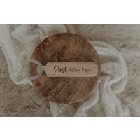 Bester Papa Flaschenöffner Holz Geschenk Vatertag von tausendschoenPauline
